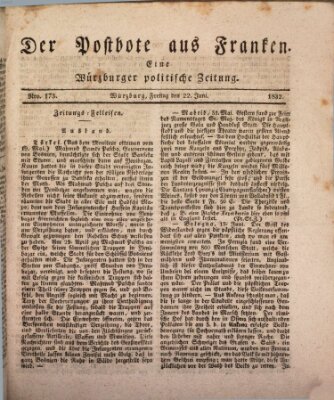 Der Postbote aus Franken Freitag 22. Juni 1832