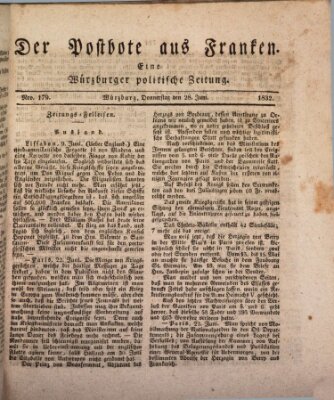 Der Postbote aus Franken Donnerstag 28. Juni 1832