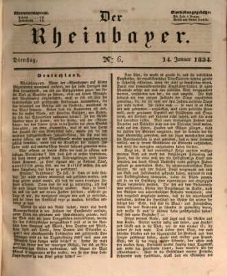 Der Rheinbayer Dienstag 14. Januar 1834