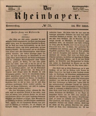 Der Rheinbayer Donnerstag 14. Mai 1835