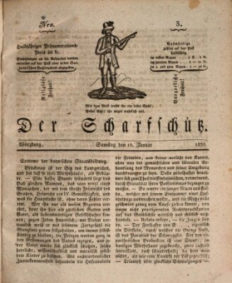 Der Scharfschütz Samstag 16. Januar 1830