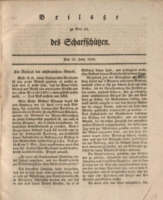 Der Scharfschütz Samstag 12. Juni 1830