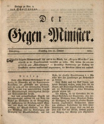 Der Scharfschütz Samstag 15. Januar 1831