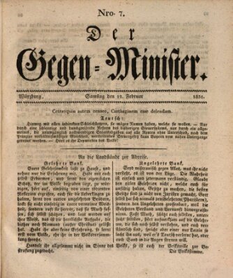 Der Scharfschütz Samstag 12. Februar 1831