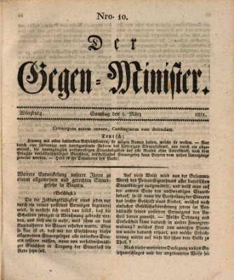 Der Scharfschütz Samstag 5. März 1831