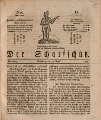 Der Scharfschütz Samstag 30. April 1831