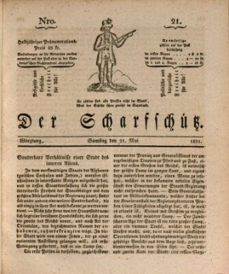 Der Scharfschütz Samstag 21. Mai 1831