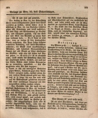 Der Scharfschütz Samstag 25. Juni 1831