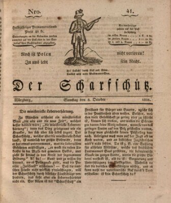 Der Scharfschütz Samstag 8. Oktober 1831