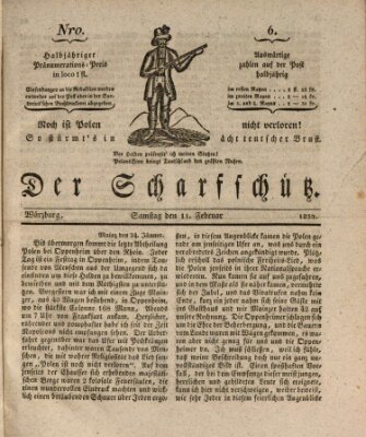 Der Scharfschütz Samstag 11. Februar 1832