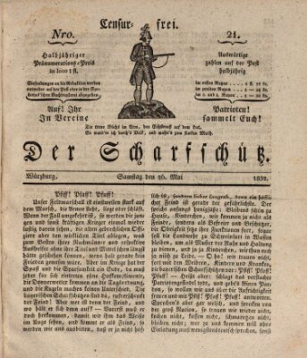 Der Scharfschütz Samstag 26. Mai 1832