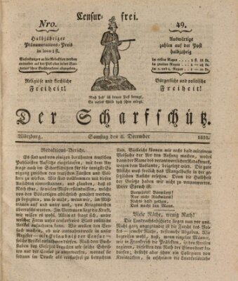 Der Scharfschütz Samstag 8. Dezember 1832