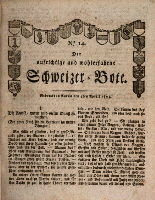 Der aufrichtige und wohlerfahrene Schweizer-Bote (Der Schweizer-Bote) Freitag 5. April 1805