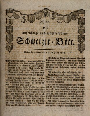 Der aufrichtige und wohlerfahrene Schweizer-Bote (Der Schweizer-Bote) Freitag 28. Juni 1805