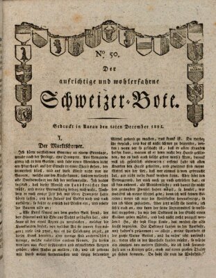 Der aufrichtige und wohlerfahrene Schweizer-Bote (Der Schweizer-Bote) Freitag 13. Dezember 1805