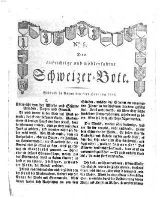 Der aufrichtige und wohlerfahrene Schweizer-Bote (Der Schweizer-Bote) Freitag 7. Februar 1806