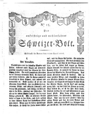 Der aufrichtige und wohlerfahrene Schweizer-Bote (Der Schweizer-Bote) Freitag 11. April 1806