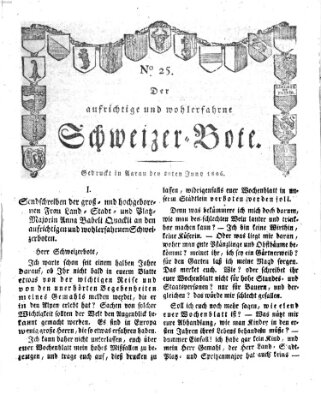 Der aufrichtige und wohlerfahrene Schweizer-Bote (Der Schweizer-Bote) Freitag 20. Juni 1806