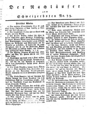 Der aufrichtige und wohlerfahrene Schweizer-Bote (Der Schweizer-Bote) Freitag 26. September 1806