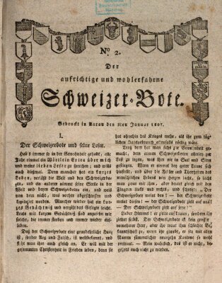 Der aufrichtige und wohlerfahrene Schweizer-Bote (Der Schweizer-Bote) Freitag 9. Januar 1807