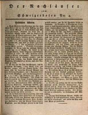 Der aufrichtige und wohlerfahrene Schweizer-Bote (Der Schweizer-Bote) Freitag 23. Januar 1807