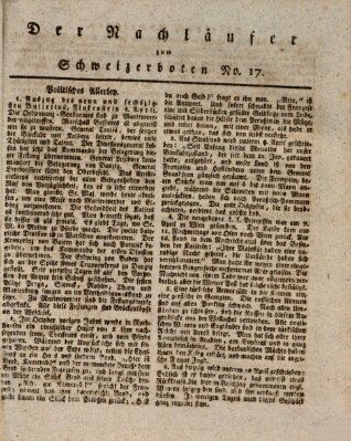 Der aufrichtige und wohlerfahrene Schweizer-Bote (Der Schweizer-Bote) Freitag 24. April 1807