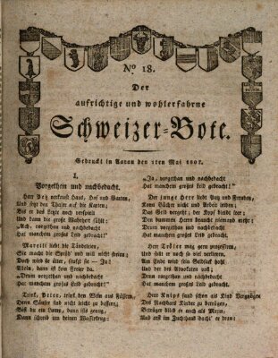 Der aufrichtige und wohlerfahrene Schweizer-Bote (Der Schweizer-Bote) Freitag 1. Mai 1807