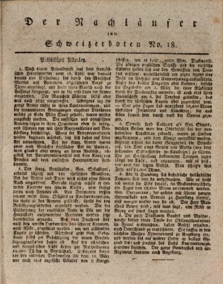 Der aufrichtige und wohlerfahrene Schweizer-Bote (Der Schweizer-Bote) Freitag 1. Mai 1807