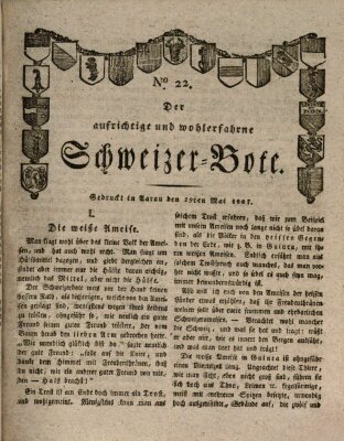 Der aufrichtige und wohlerfahrene Schweizer-Bote (Der Schweizer-Bote) Freitag 29. Mai 1807