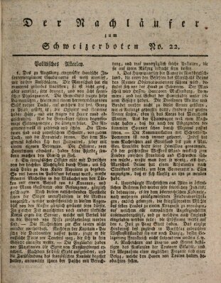 Der aufrichtige und wohlerfahrene Schweizer-Bote (Der Schweizer-Bote) Freitag 29. Mai 1807