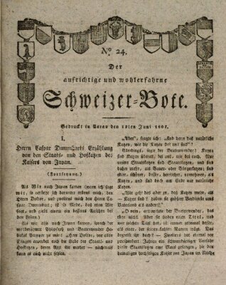 Der aufrichtige und wohlerfahrene Schweizer-Bote (Der Schweizer-Bote) Freitag 12. Juni 1807