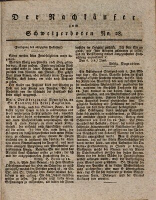 Der aufrichtige und wohlerfahrene Schweizer-Bote (Der Schweizer-Bote) Freitag 10. Juli 1807