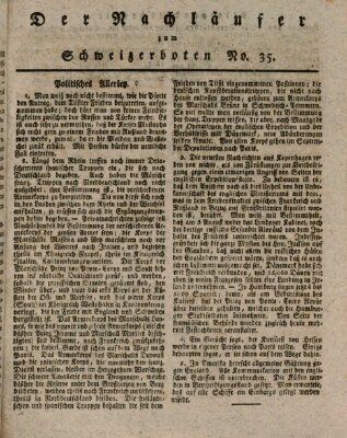 Der aufrichtige und wohlerfahrene Schweizer-Bote (Der Schweizer-Bote) Freitag 28. August 1807