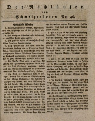 Der aufrichtige und wohlerfahrene Schweizer-Bote (Der Schweizer-Bote) Freitag 13. November 1807