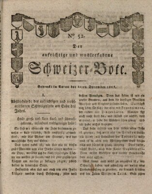 Der aufrichtige und wohlerfahrene Schweizer-Bote (Der Schweizer-Bote) Freitag 25. Dezember 1807