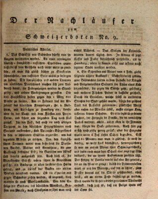 Der aufrichtige und wohlerfahrene Schweizer-Bote (Der Schweizer-Bote) Freitag 26. Februar 1808