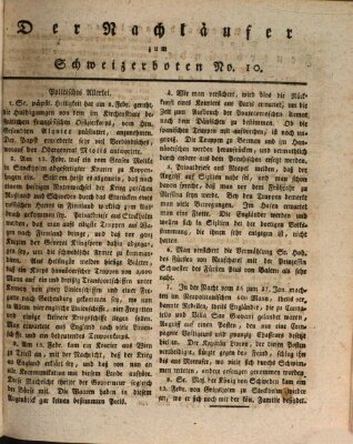 Der aufrichtige und wohlerfahrene Schweizer-Bote (Der Schweizer-Bote) Freitag 4. März 1808