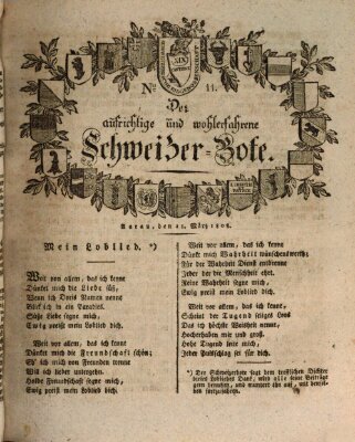 Der aufrichtige und wohlerfahrene Schweizer-Bote (Der Schweizer-Bote) Freitag 11. März 1808