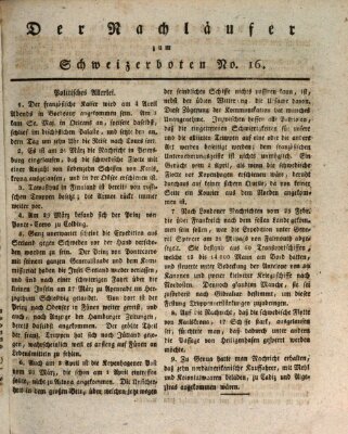 Der aufrichtige und wohlerfahrene Schweizer-Bote (Der Schweizer-Bote) Freitag 15. April 1808