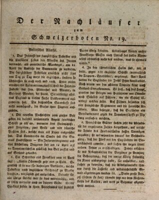 Der aufrichtige und wohlerfahrene Schweizer-Bote (Der Schweizer-Bote) Freitag 6. Mai 1808