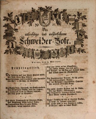 Der aufrichtige und wohlerfahrene Schweizer-Bote (Der Schweizer-Bote) Freitag 13. Mai 1808