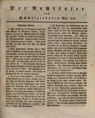 Der aufrichtige und wohlerfahrene Schweizer-Bote (Der Schweizer-Bote) Freitag 13. Mai 1808