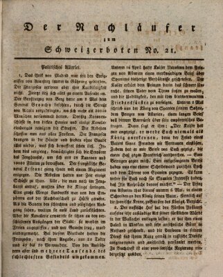 Der aufrichtige und wohlerfahrene Schweizer-Bote (Der Schweizer-Bote) Freitag 20. Mai 1808