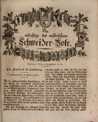 Der aufrichtige und wohlerfahrene Schweizer-Bote (Der Schweizer-Bote) Freitag 15. Juli 1808