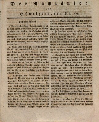 Der aufrichtige und wohlerfahrene Schweizer-Bote (Der Schweizer-Bote) Freitag 15. Juli 1808