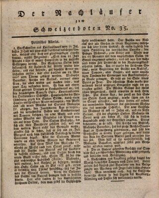 Der aufrichtige und wohlerfahrene Schweizer-Bote (Der Schweizer-Bote) Freitag 26. August 1808