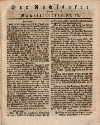 Der aufrichtige und wohlerfahrene Schweizer-Bote (Der Schweizer-Bote) Freitag 16. September 1808