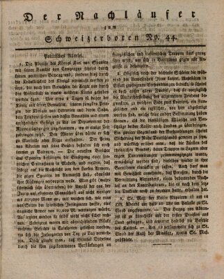 Der aufrichtige und wohlerfahrene Schweizer-Bote (Der Schweizer-Bote) Freitag 28. Oktober 1808