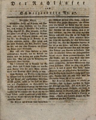 Der aufrichtige und wohlerfahrene Schweizer-Bote (Der Schweizer-Bote) Freitag 18. November 1808