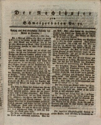 Der aufrichtige und wohlerfahrene Schweizer-Bote (Der Schweizer-Bote) Freitag 23. Dezember 1808